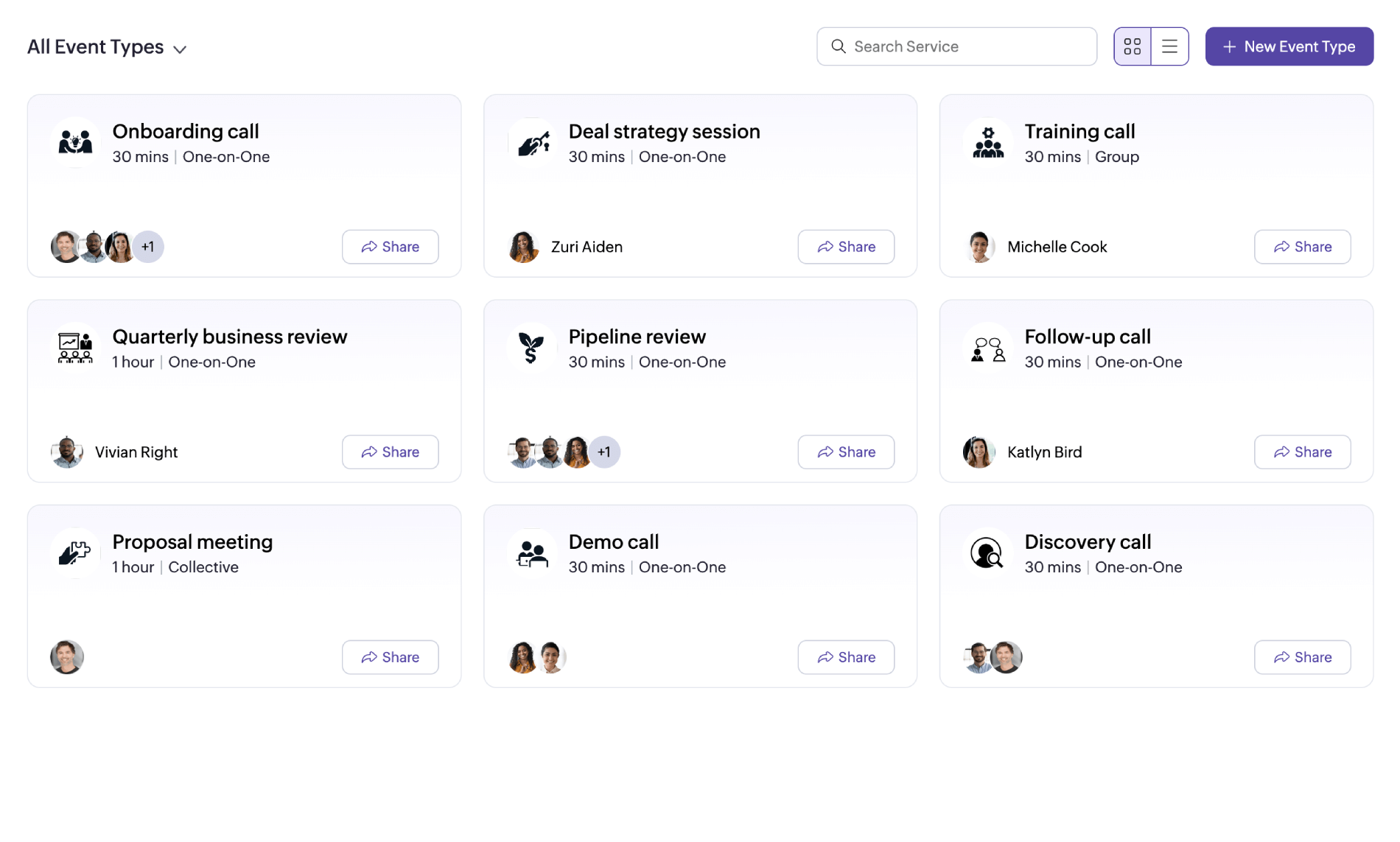 Event booking system